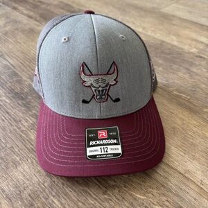 NWOT! “The Cro” Gray and Maroon Richardson Trucker Hat